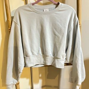 Aritzia AiryFleece Cropped Crewneck Sweatshirt